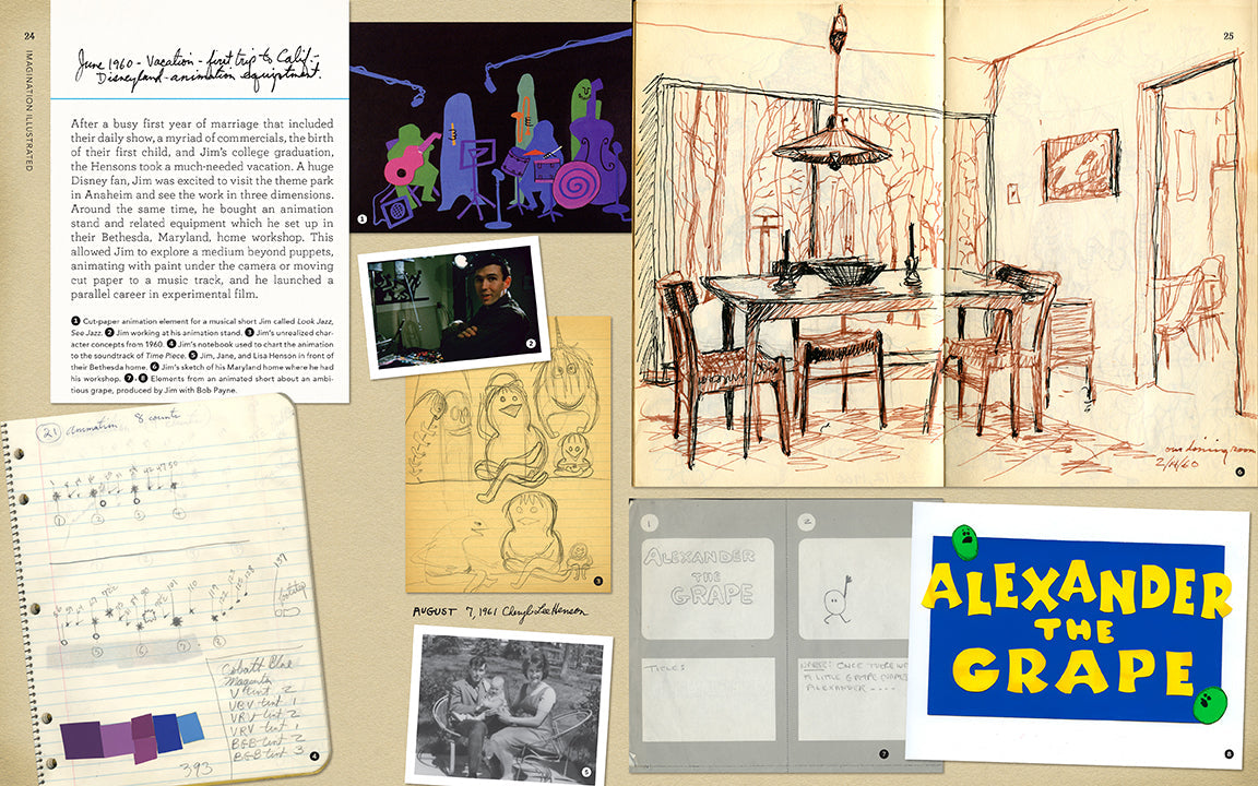 Jim Henson's Imagination Illustrated Hardcover Book