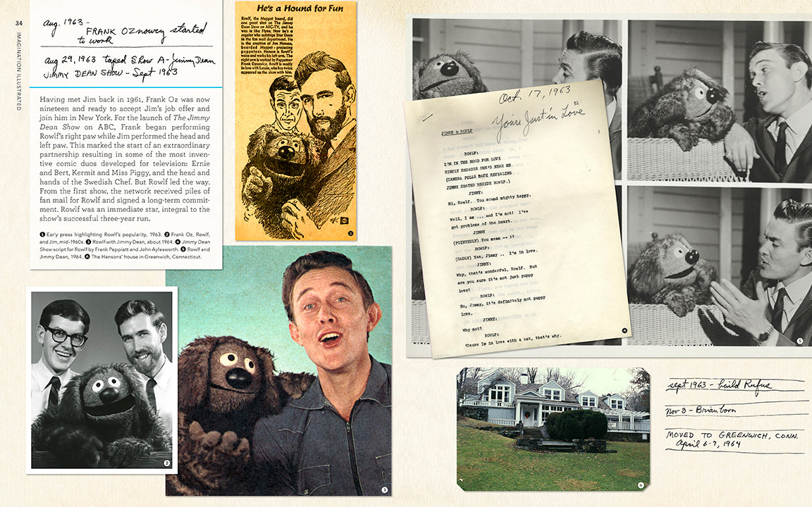 Jim Henson's Imagination Illustrated Hardcover Book