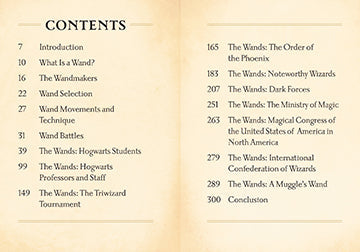 Harry Potter: The Mini Book of Wands Hardcover Book
