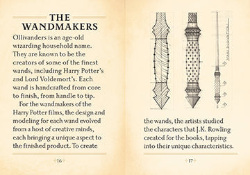 Harry Potter: The Mini Book of Wands Hardcover Book