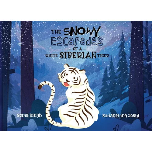 The Snowy Escapades of a White Siberian Tiger