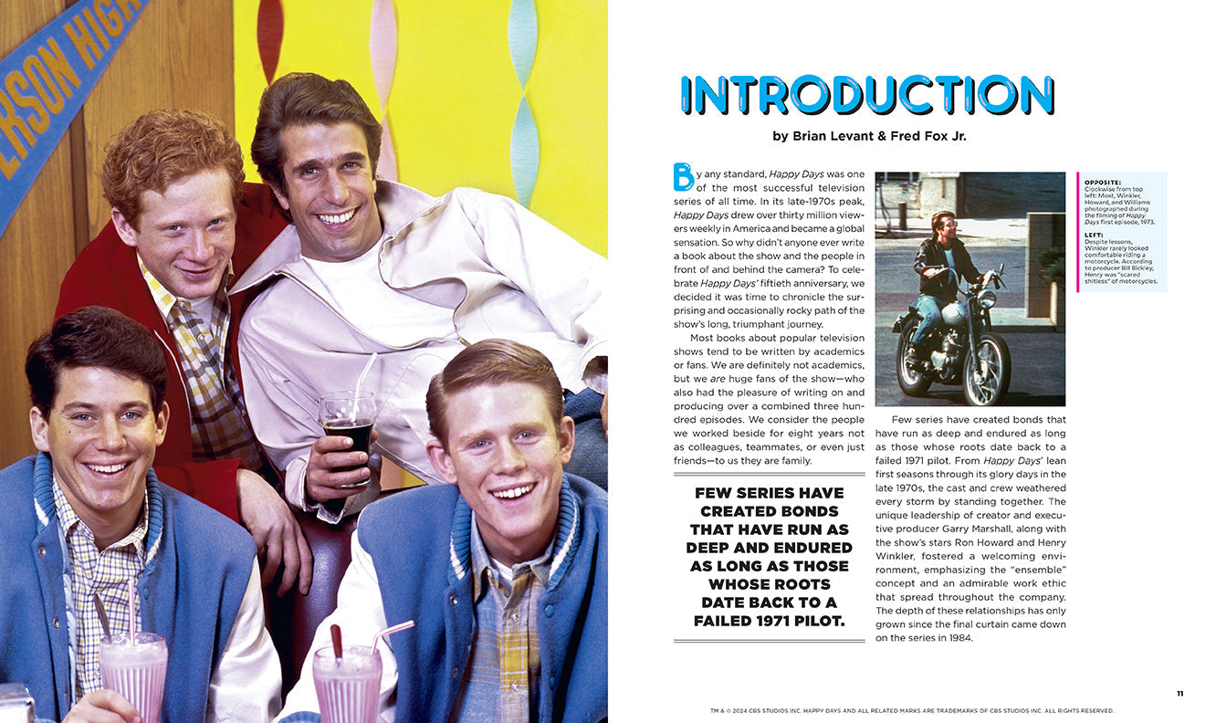 50 Years of Happy Days Hardcover Book