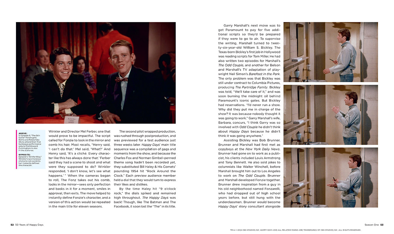 50 Years of Happy Days Hardcover Book