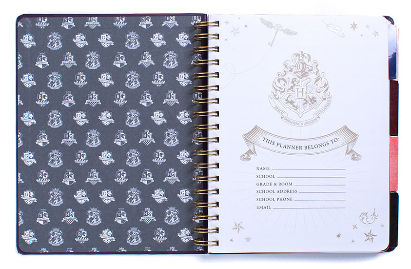 Harry Potter: Hogwarts Teacher's 12-Month Undated Planner Hardcover Book