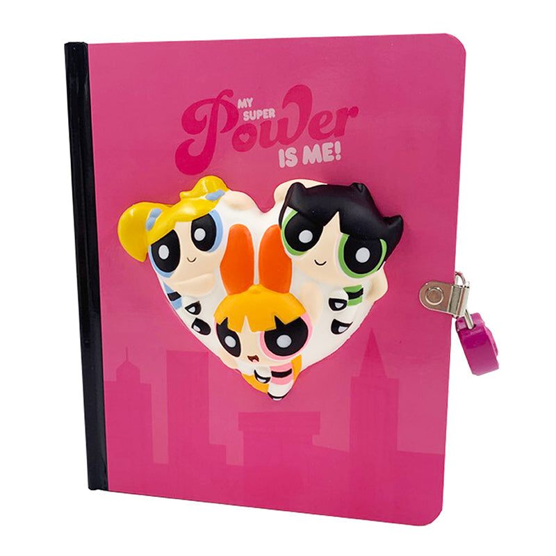 Powerpuff Girls: Squishy Lock & Key Diary Hardcover Book