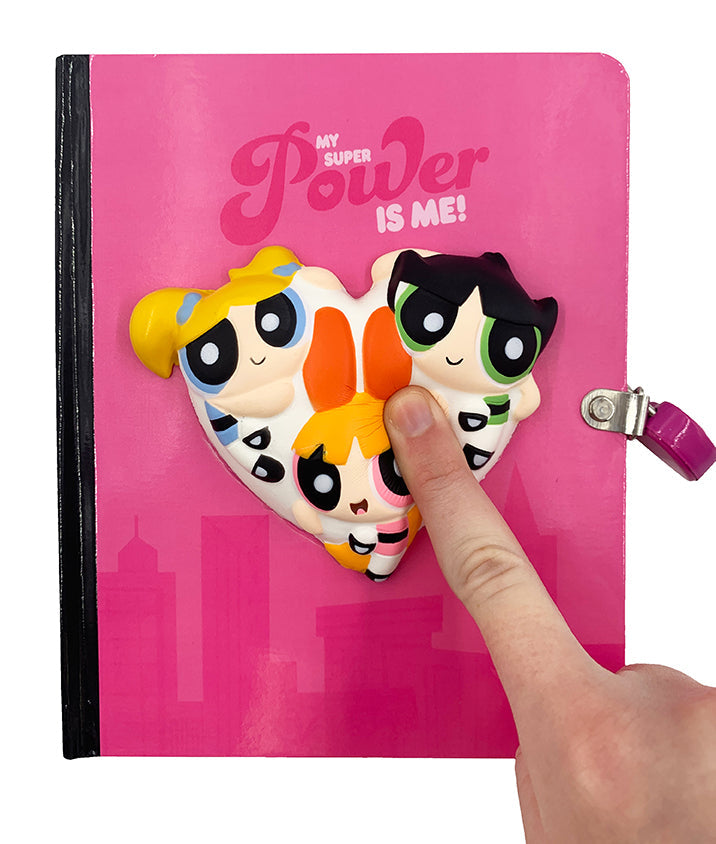Powerpuff Girls: Squishy Lock & Key Diary Hardcover Book