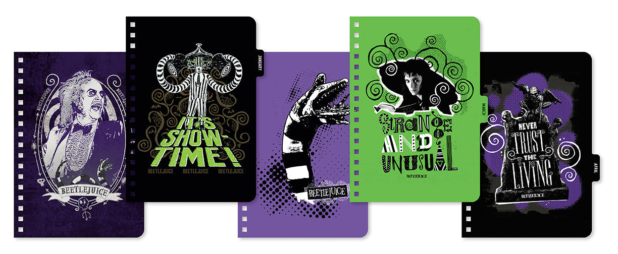 2025 Beetlejuice 13-Month Weekly Planner Hardcover Book