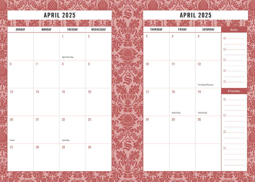 2025 The Sopranos 13-Month Weekly Planner Hardcover Book