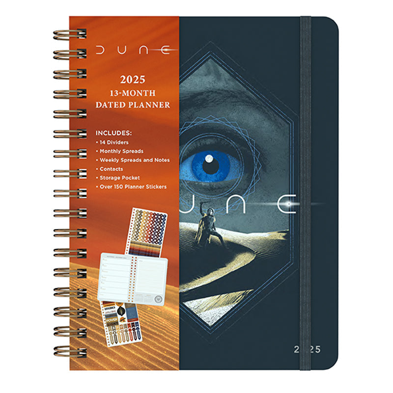 2025 Dune: Part 2 13-Month Weekly Planner Hardcover Book