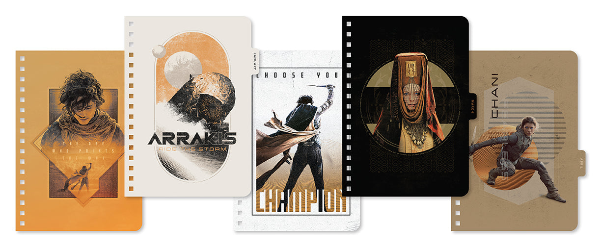 2025 Dune: Part 2 13-Month Weekly Planner Hardcover Book