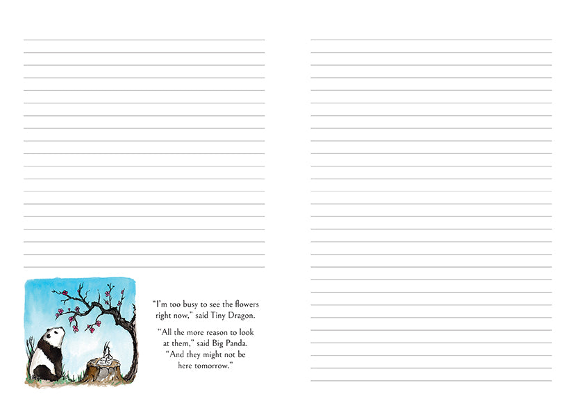 Big Panda and Tiny Dragon Hardcover Journal Hardcover Book