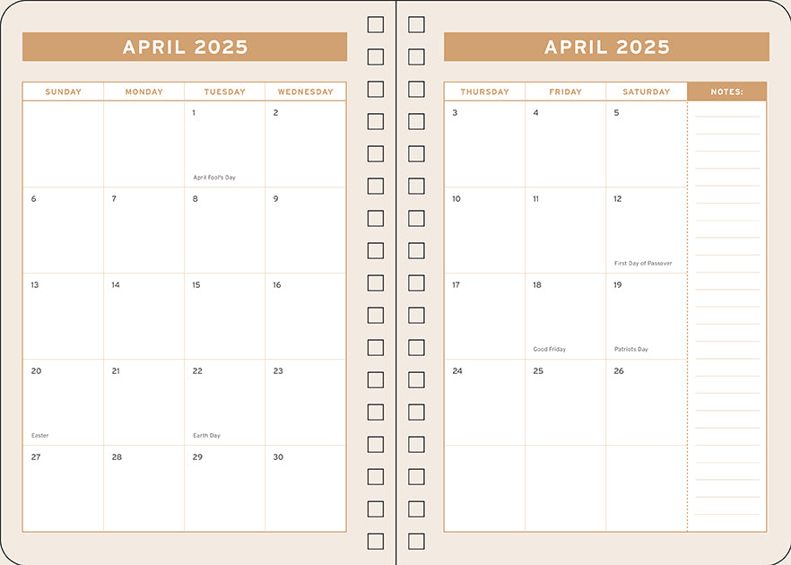 2025 Yellowstone: The Dutton Ranch 13-Month Weekly Planner Hardcover Book