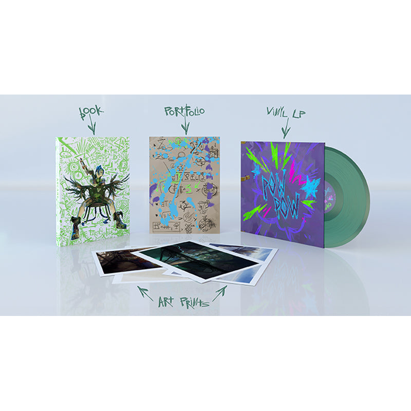 The Art and Making of Arcane Portfolio Edition Book Portfolio Vinyl Record