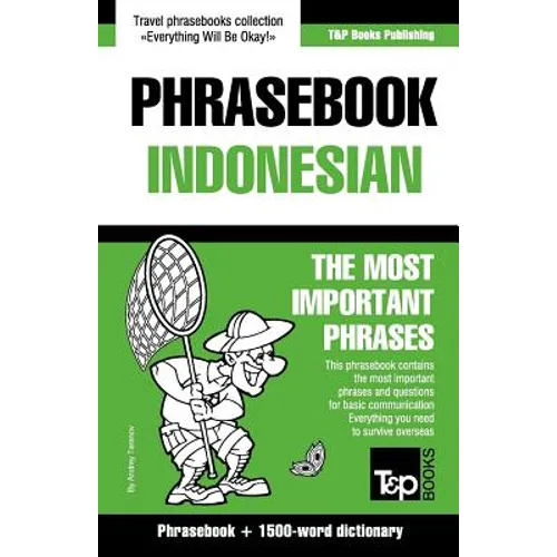 English-Indonesian phrasebook and 1500-word dictionary