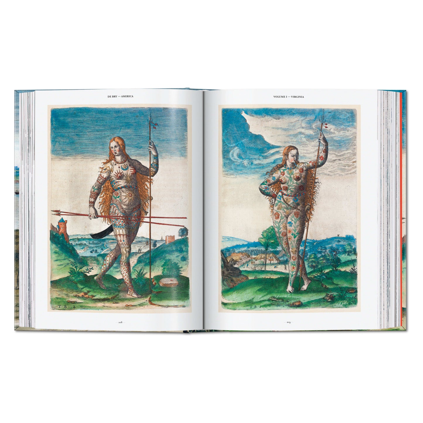 Theodore de Bry. The New World. 45th Ed. (English) Book