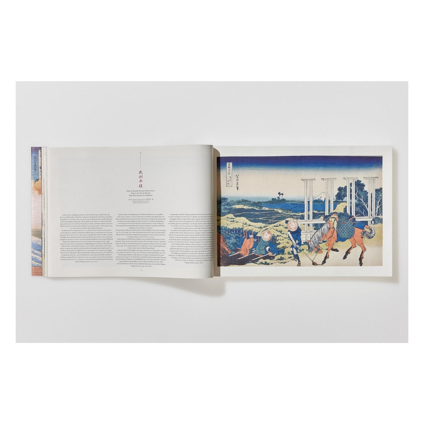 Hokusai. Thirty-six Views of Mount Fuji (German, French, English) Book