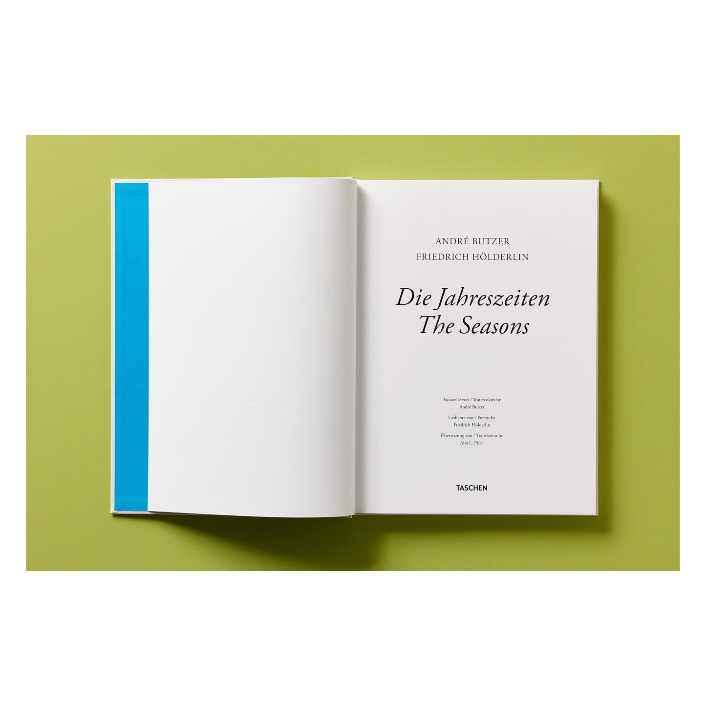 André Butzer. Friedrich Hölderlin. Die Jahreszeiten / The Seasons (German, English) Book