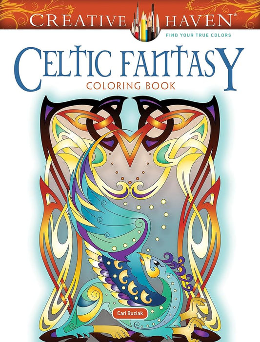Creative Haven Celtic Fantasy Coloring Book: Color, Frame and Create Your Own Wall Art Decorations! Unicorns, Mermaids, Dragons and More! (Adult Coloring Books: World & Travel)