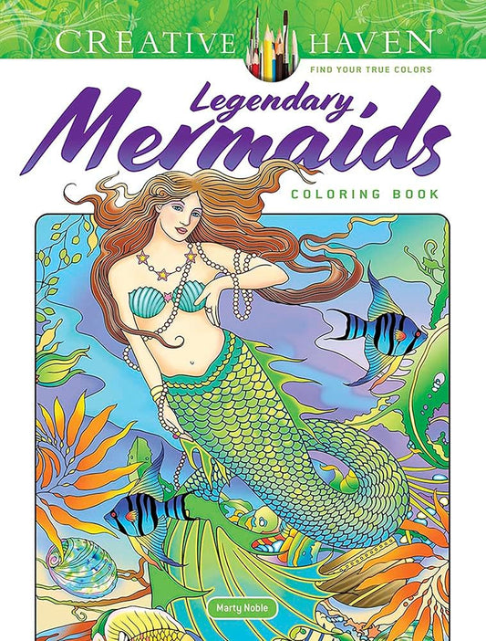 Creative Haven Legendary Mermaids Coloring Book (Adult Coloring Books: Fantasy)