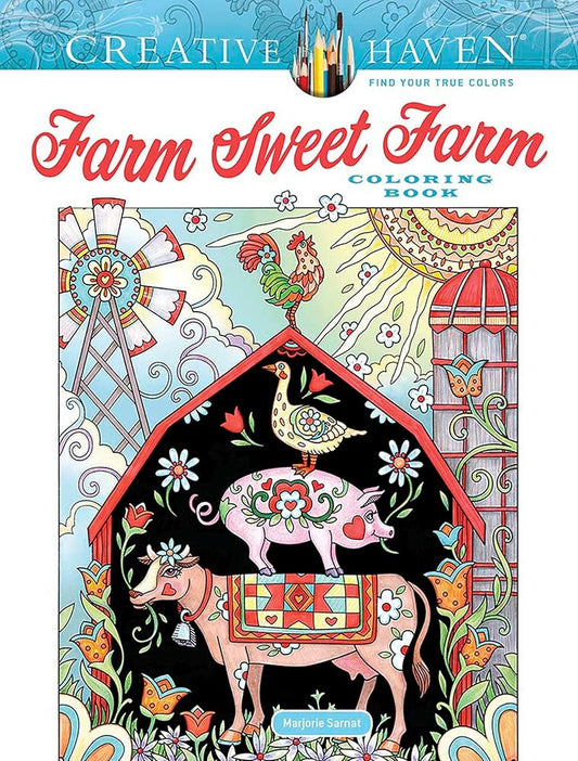 Farm Sweet Farm Coloring Book