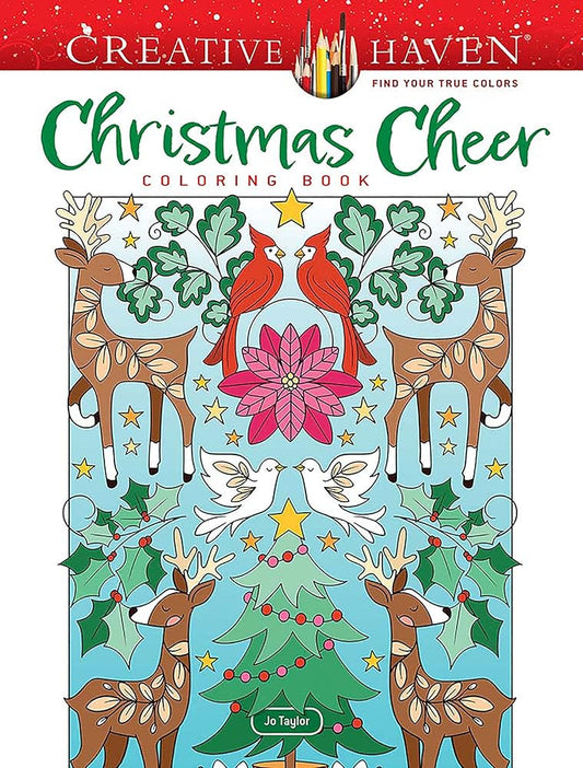 Creative Haven Christmas Cheer Coloring Book (Adult Coloring Books: Christmas)