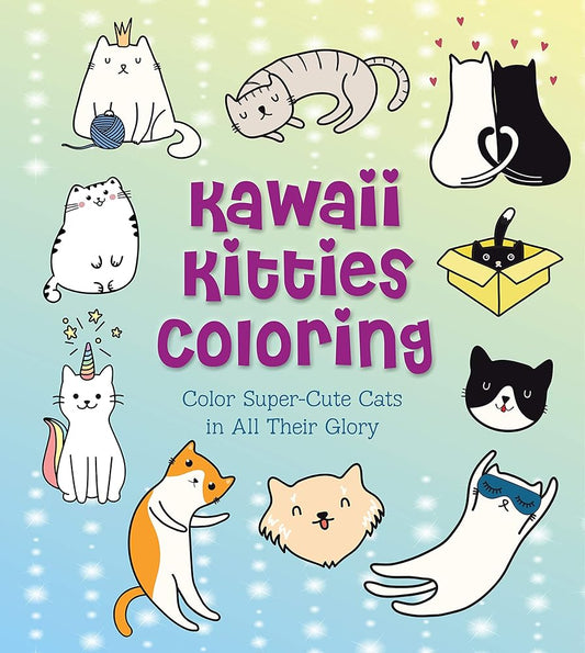 Kawaii Kitties Coloring: Color Super-Cute Cats in All Their Glory (Volume 12) (Creative Coloring, 12)