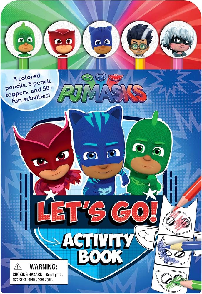 PJ Masks Let's Go Activity Book (Pencil Toppers)