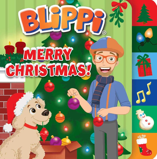 Blippi: Merry Christmas (Board Books with Tabs)
