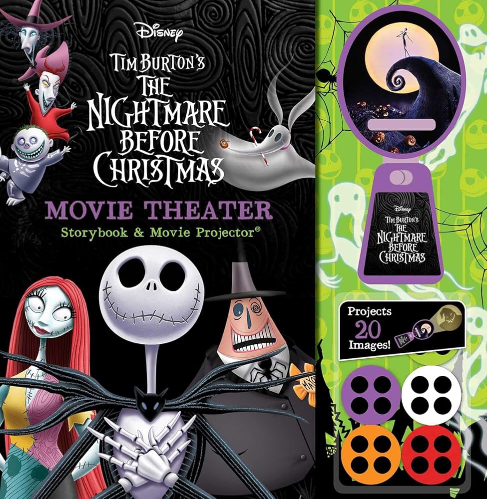 Disney: Tim Burton's The Nightmare Before Christmas Movie Theater Storybook & Movie Projector