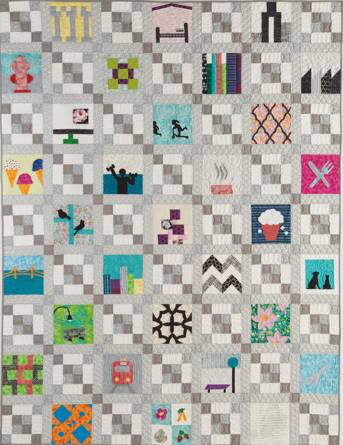 City Blocks—32 Pieced and Applique Blocks Portraying City Life Book
