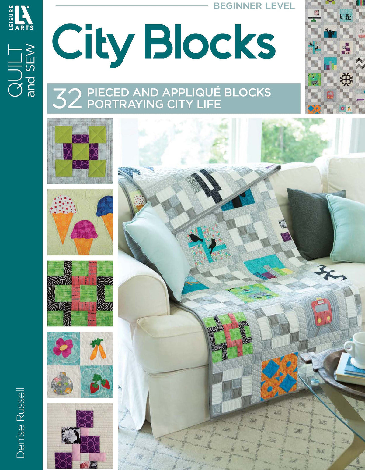 City Blocks—32 Pieced and Applique Blocks Portraying City Life Book