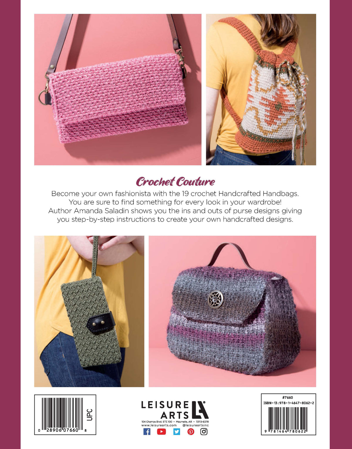 Crochet Handcrafted Handbags Book