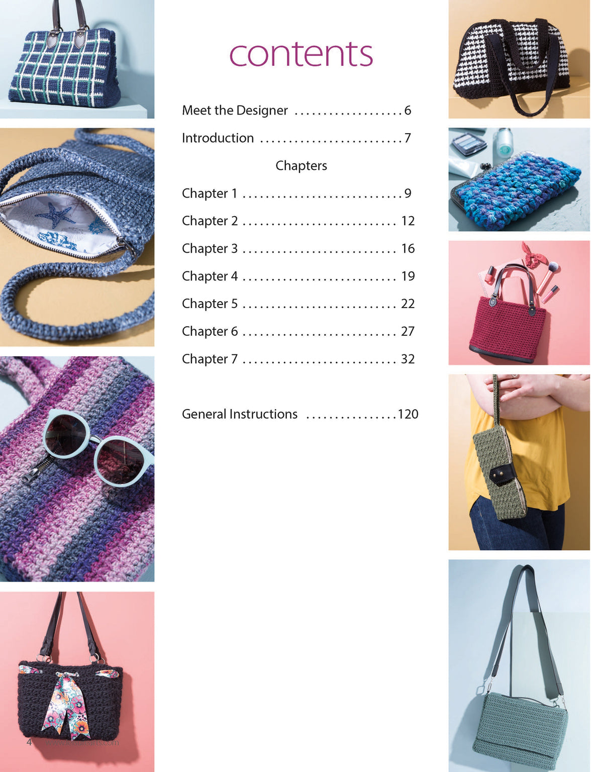 Crochet Handcrafted Handbags Book