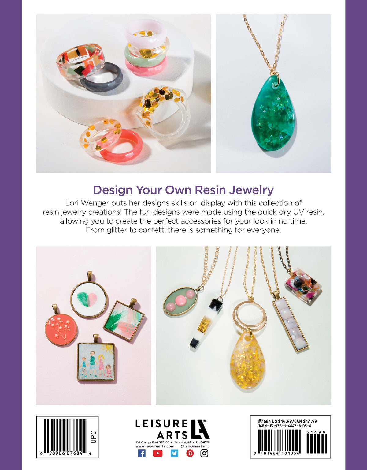 Resin Jewelry— 15 Fashion Forward Designs to Accessorize Your Looks Book