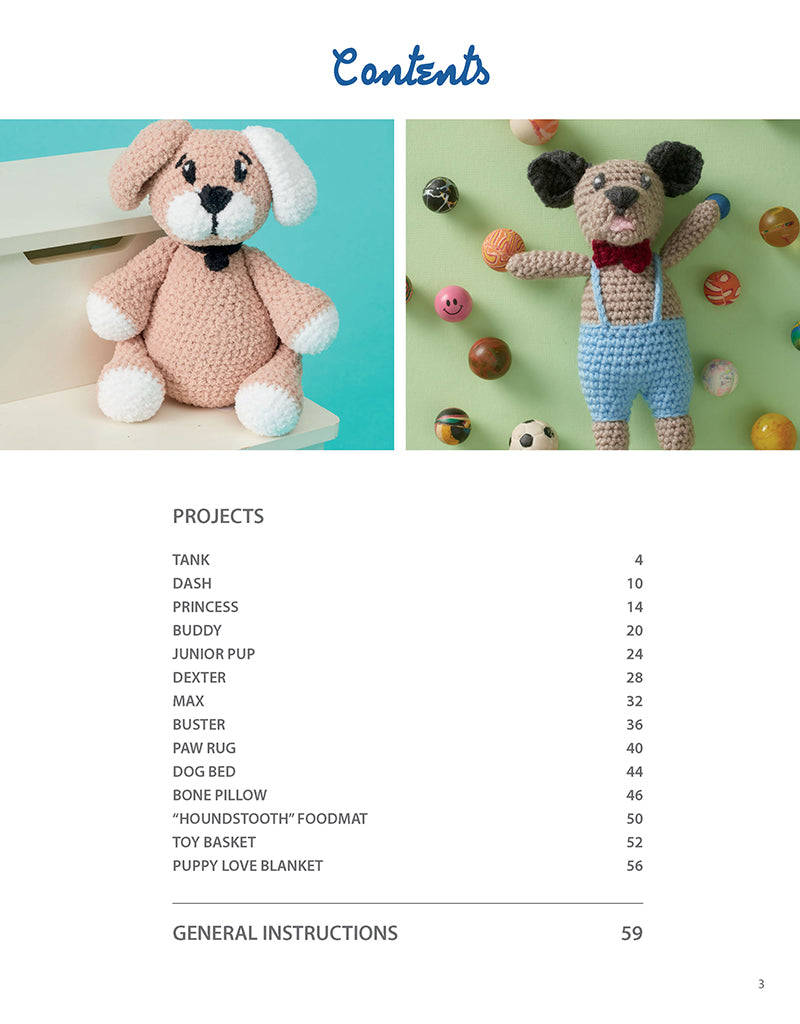 Dandy Dogs Crochet Book