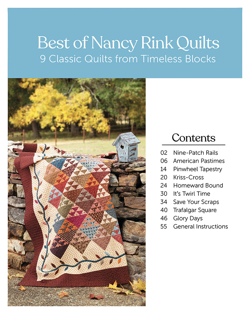 Best of Nancy Rink Quilts Book