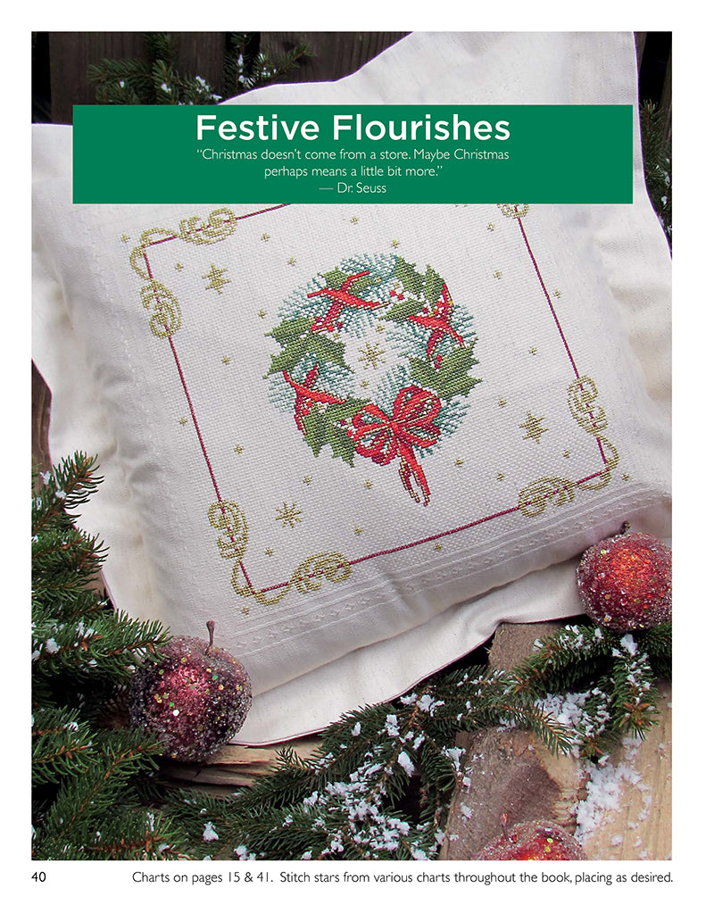 Holiday Cheer in Cross Stitch Book