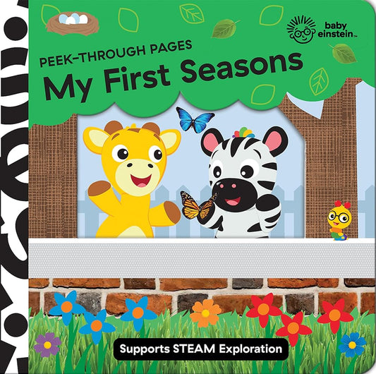 Baby Einstein - My First Seasons - Peek-Through pages - Supports STEAM Exploration - PI Kids