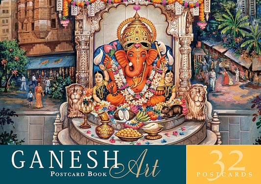Ganesh Art Postcard Book: 32 Postcards