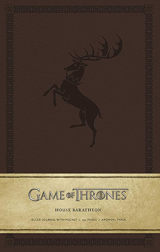 Game of Thrones: House Baratheon Hardcover Ruled Journal (Large)