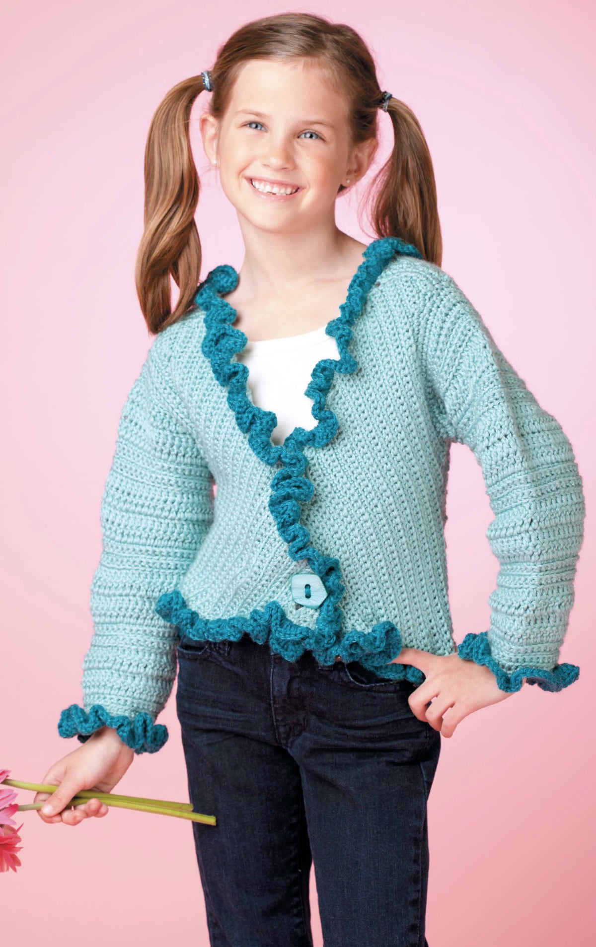 Crochet Sweaters & Dresses for Girls Book