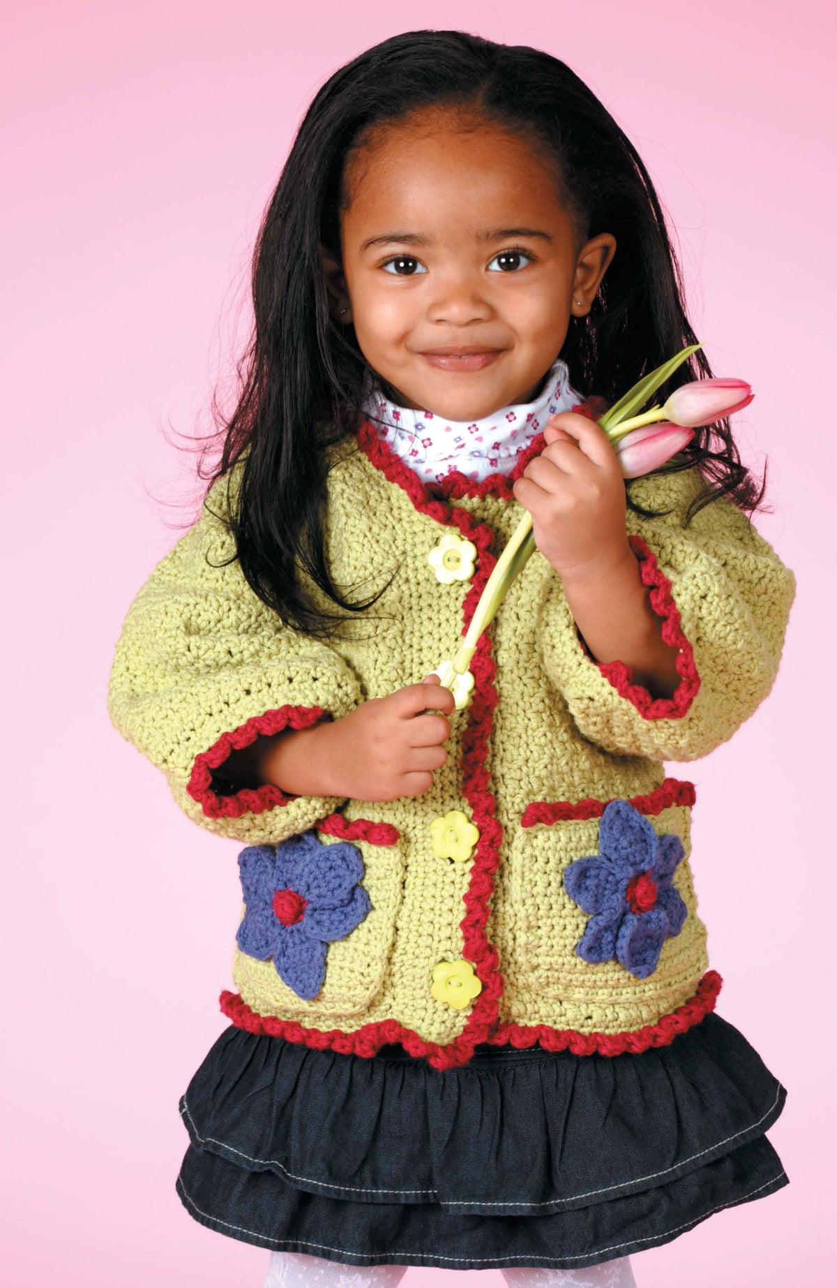 Crochet Sweaters & Dresses for Girls Book