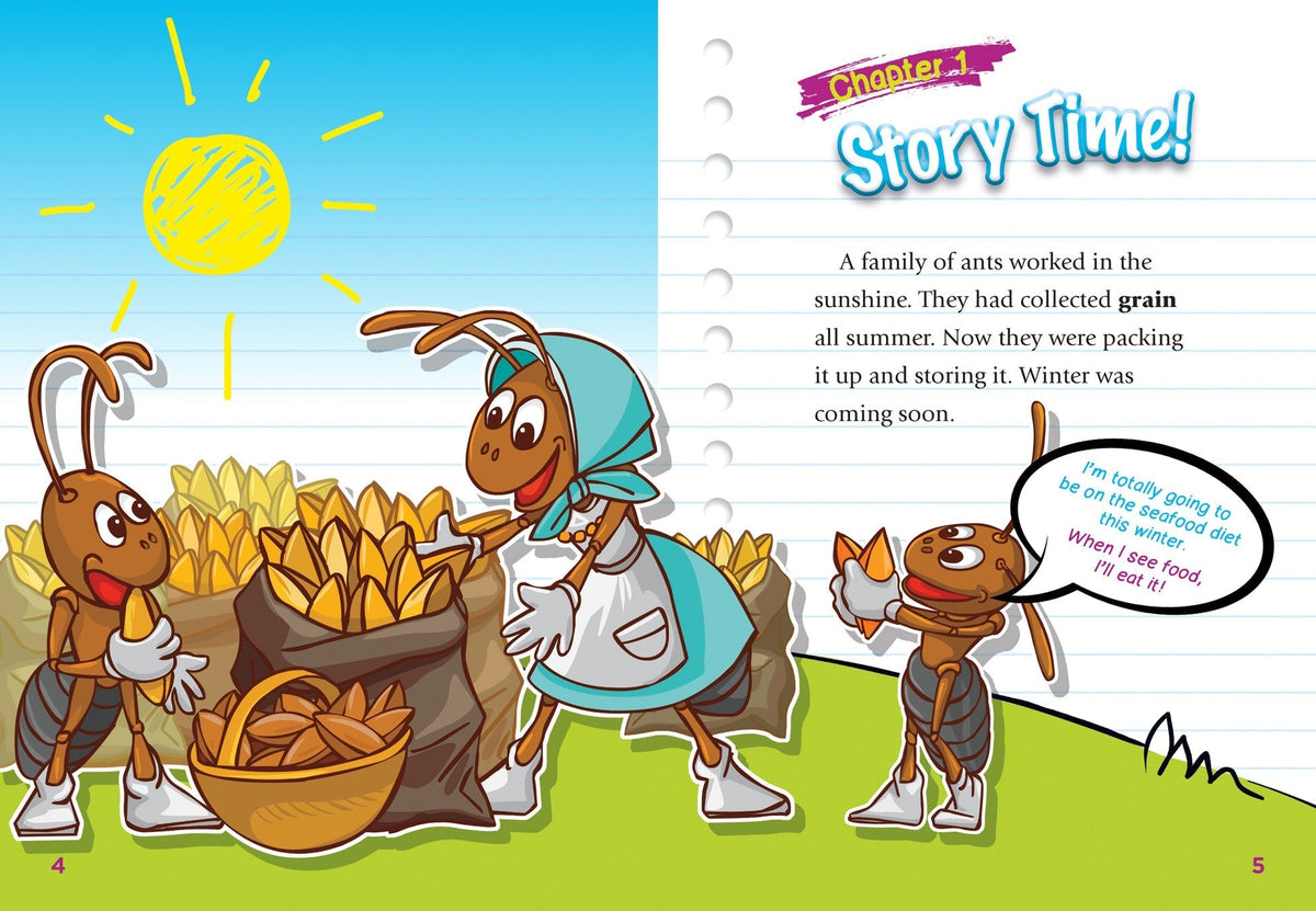 The Ants and the Grasshopper Retold Book
