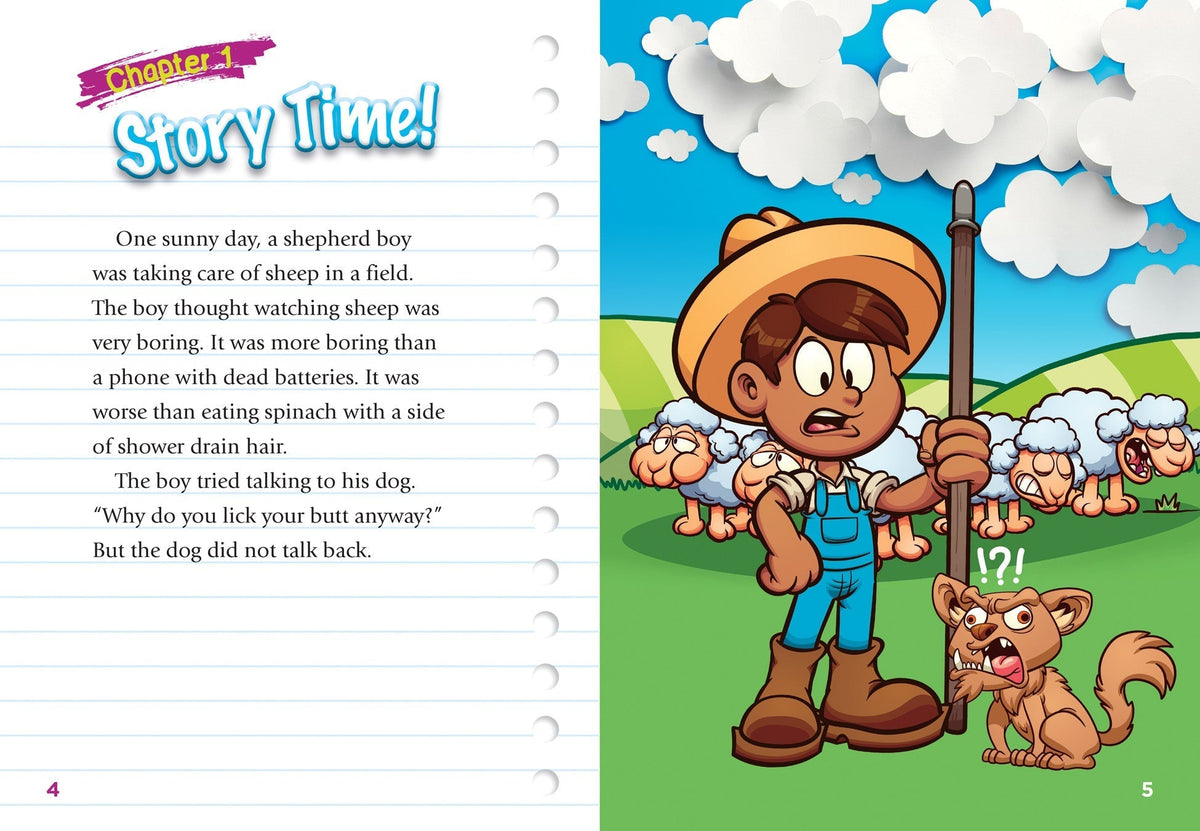 The Boy Who Cried Wolf Retold Book
