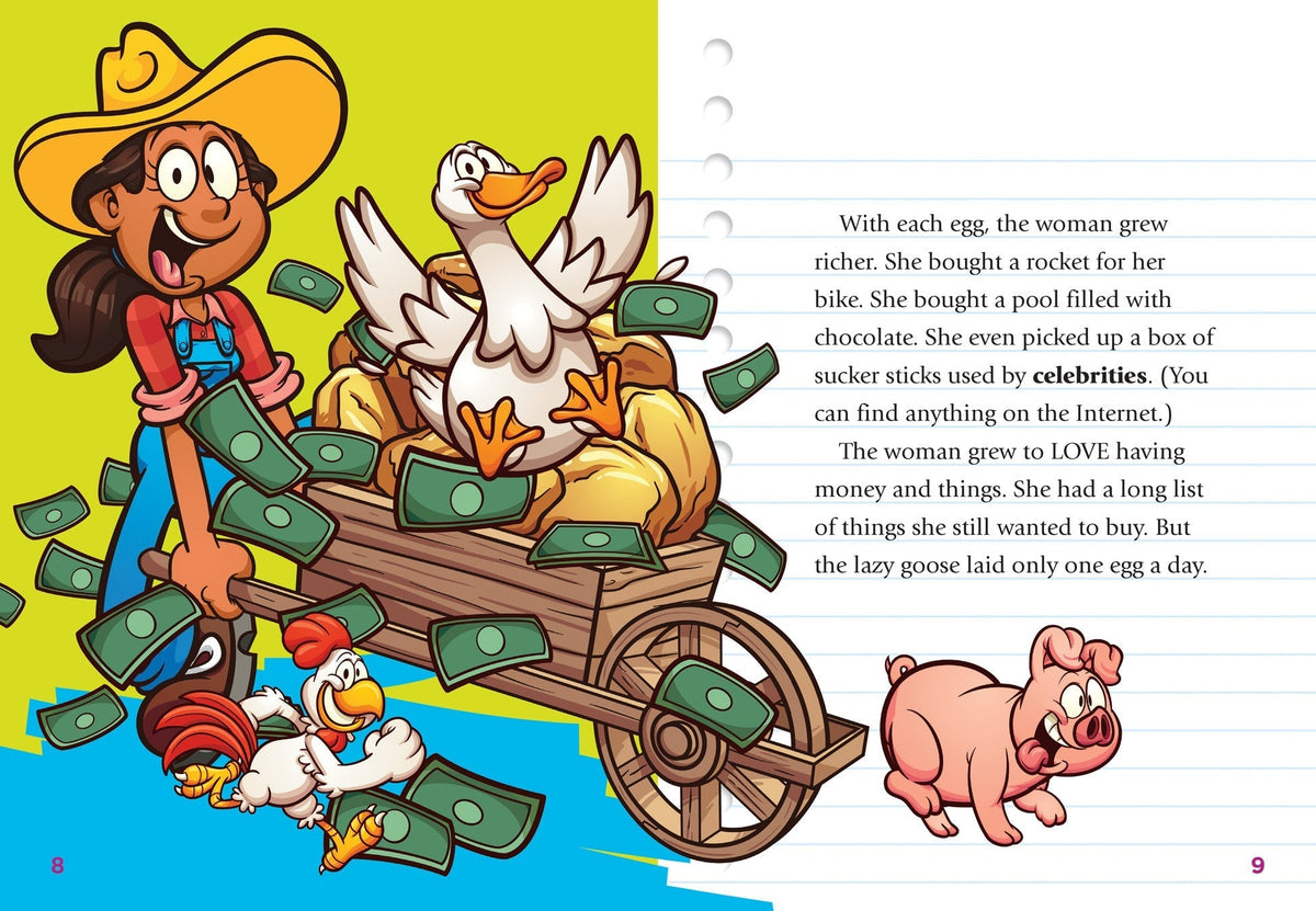 The Goose and the Golden Eggs Retold Book