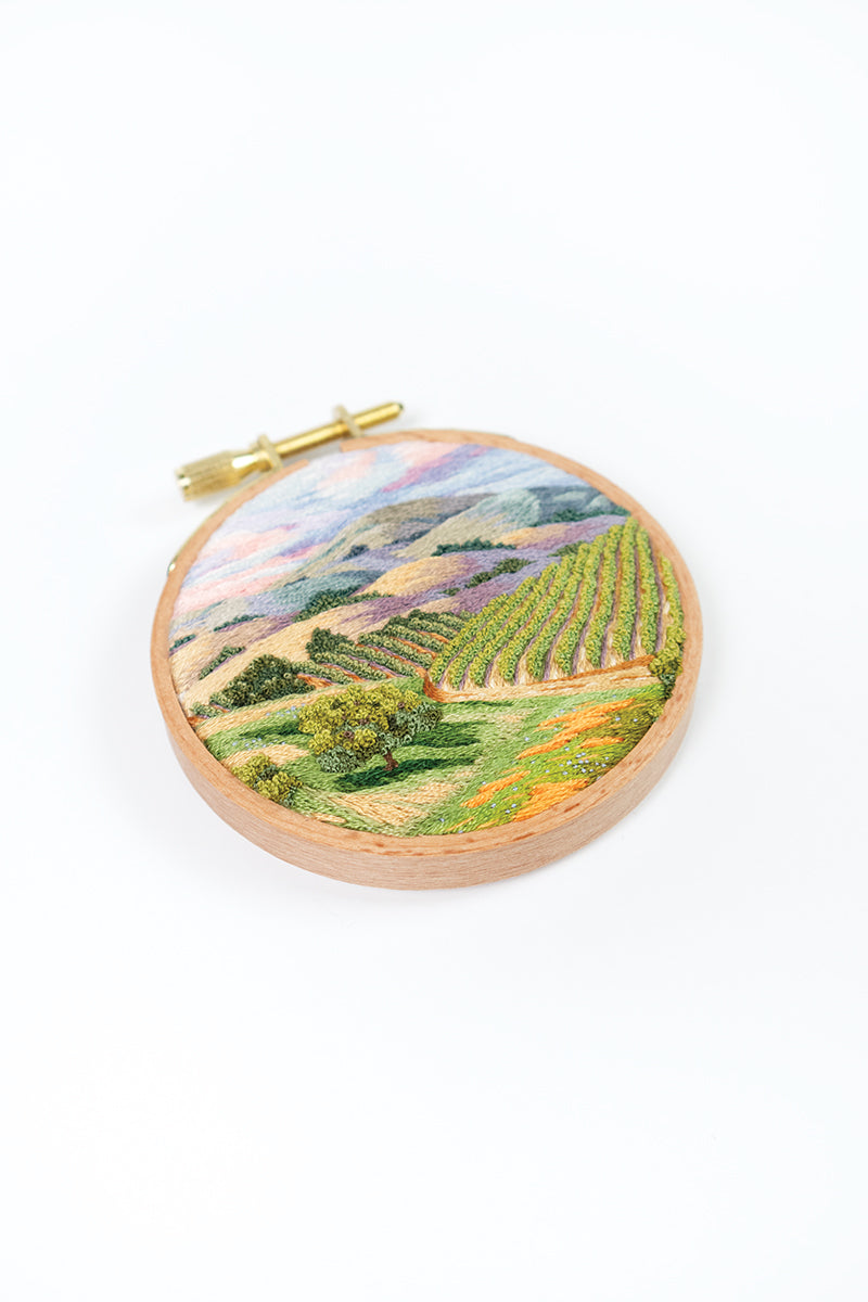 Richly Stitched Landscape Embroidery Book