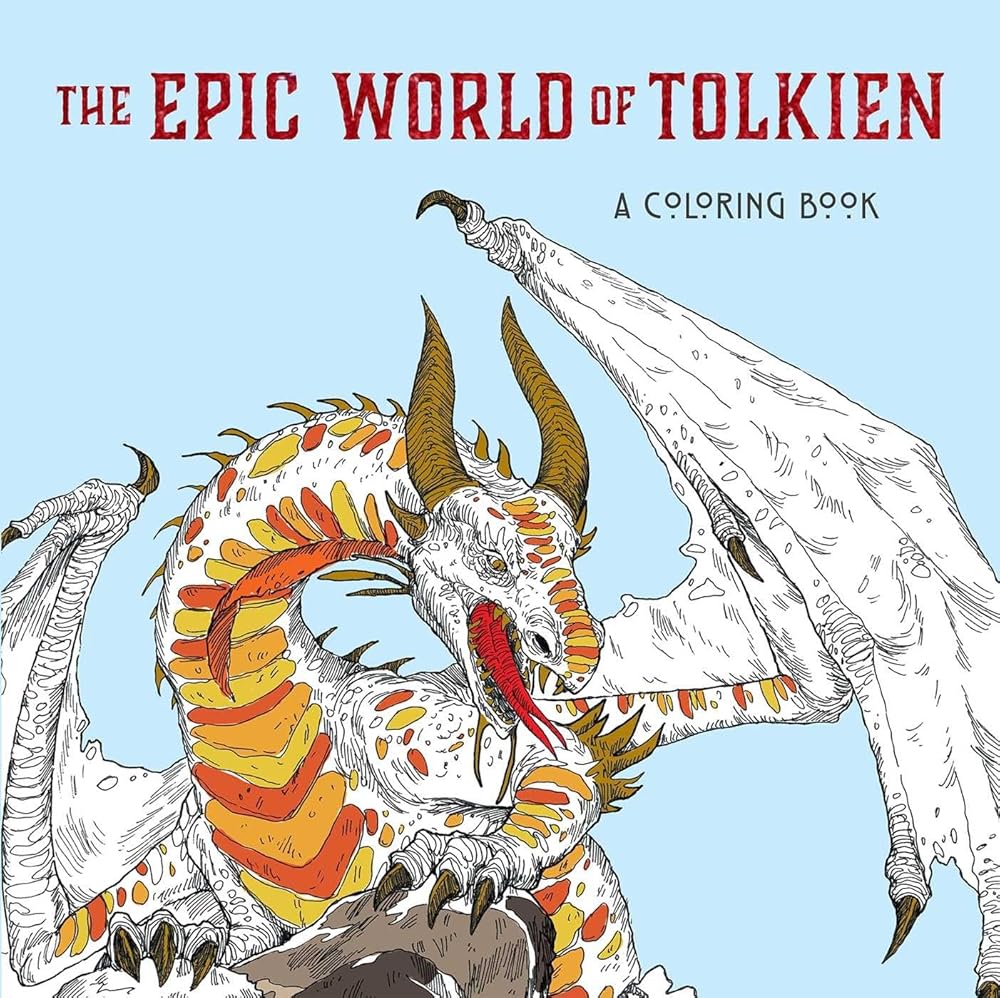 The Epic World of Tolkien: A Coloring Book