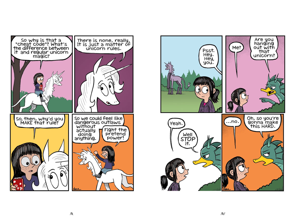 Unicorn Time Machine Book