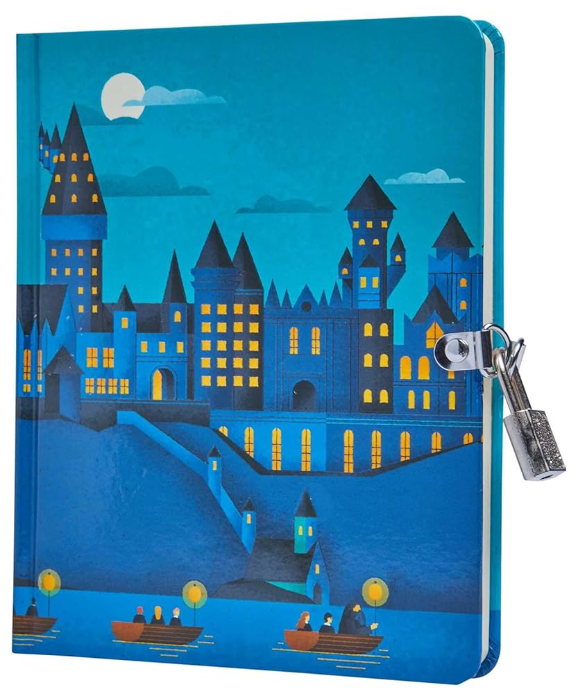 Harry Potter: Hogwarts Castle Glow-in-the-Dark Lock & Key Diary