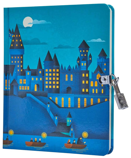 Harry Potter: Hogwarts Castle Glow-in-the-Dark Lock & Key Diary